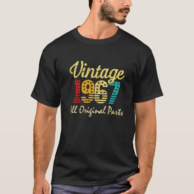 Geboren 1967 55 Jahre alt, 1967 55. T-Shirt (Vorderseite)