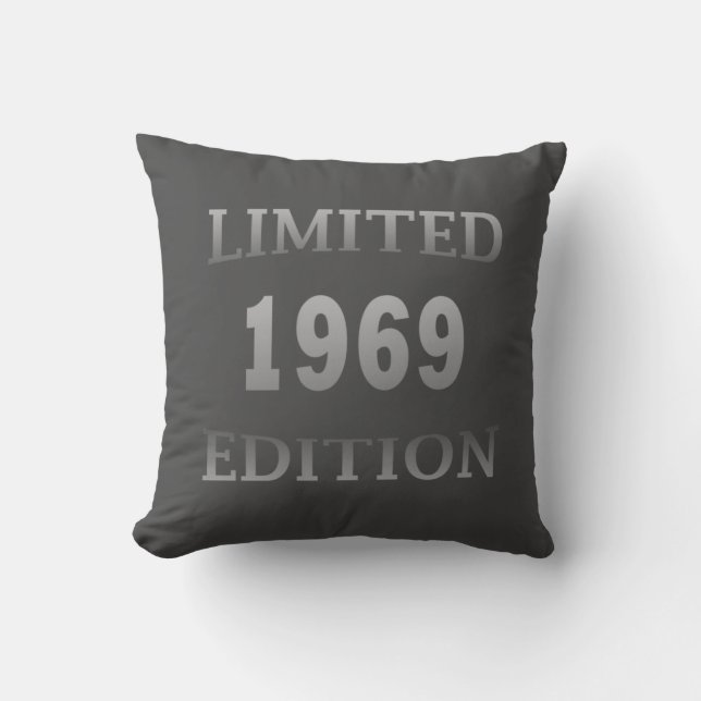 geboren 1969 Vintager Geburtstag Kissen (Vorderseite)