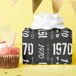 Geboren 1970 Geburtstag Geschenkpapier