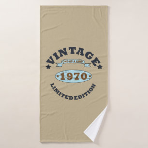 Geboren 1970 Vintage Geburtstagsgeschenke Badehandtuch