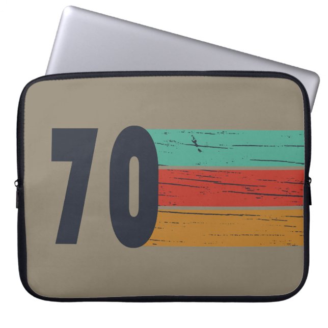 Geboren 1970 Vintage Geburtstagsgeschenke Laptopschutzhülle (Vorderseite)