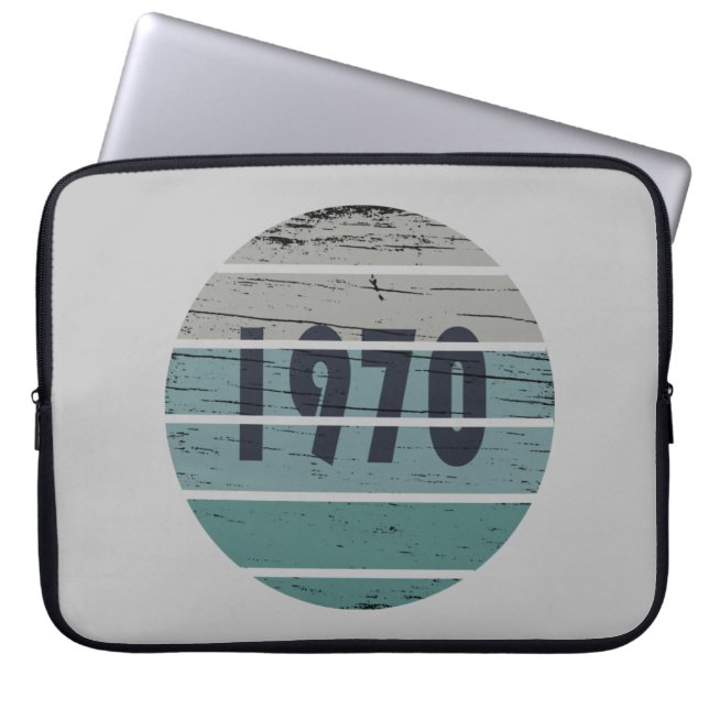 Geboren 1970 Vintage Geburtstagsgeschenke Laptopschutzhülle (Vorderseite)
