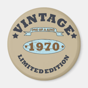 Geboren 1970 Vintage Geburtstagsgeschenke Magnet