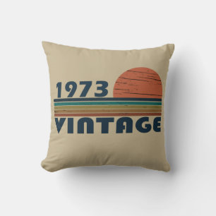 Geboren 1973 Vintage Geburtstagsgeschenke Kissen