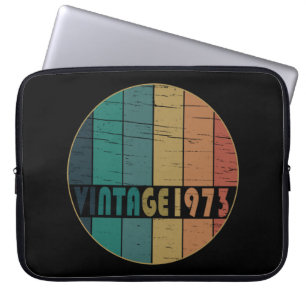 geboren 1973 Vintage Geburtstagsgeschenke Laptopschutzhülle