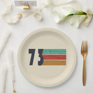 geboren 1973 Vintage Geburtstagsgeschenke Pappteller