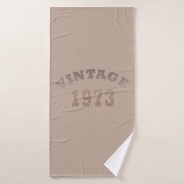 Geboren 1973 Vintager Geburtstag Badehandtuch (Badehandtuch)
