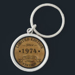 Geboren 1974 Vintag 49. Geburtstag Schlüsselanhänger<br><div class="desc">Mit dieser limitierten Auflage von rustikalem, Vintag Retro-Look Geburtstagsdesign mit phantastischer Typografie-Schriftart-Schrift können Sie Ihrem Kleiderschrank etwas Originalität hinzufügen. Es ist eine großartige Geschenkidee für Männer, Frauen, Ehemann, Ehefrau und einen Freund, der dieses einzigartige Kunstwerk Liebe geben wird. Das beste und lustigste Urlaubsprojekt für Ihr Party zum Geburtstag. Wenn Ihnen...</div>