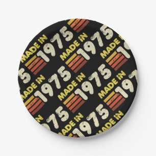 Geboren 1975 50. Geburtstag Pappteller