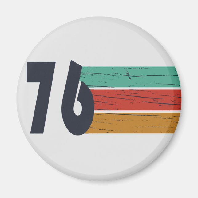 Geboren 1976 Vintage Geburtstagsgeschenke Magnet (Vorne)