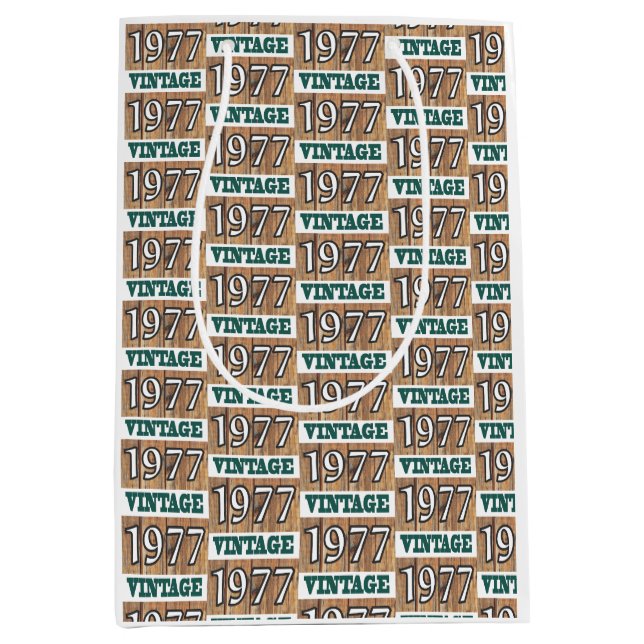 Geboren 1977 mittlere geschenktüte (Vorderseite)