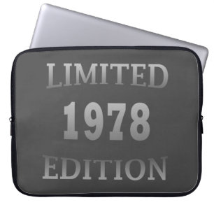 Geboren 1978 Geburtstagsgeschenk Laptopschutzhülle