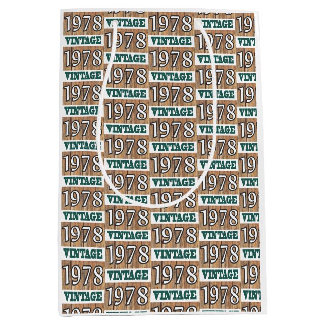 Geboren 1978 mittlere geschenktüte (Vorderseite)