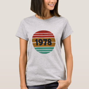 Geboren 1978 Vintages Geburtstagsgeschenk T-Shirt