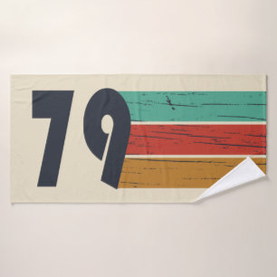 Geboren 1979 Vintage Geburtstagsgeschenke Badehandtuch