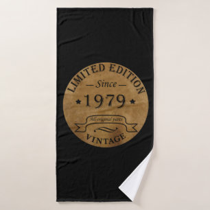 Geboren 1979 Vintager Geburtstag Badehandtuch