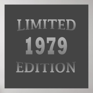 Geboren 1979 Vintager Geburtstag Poster