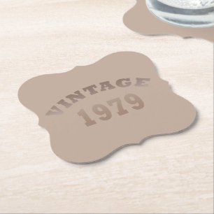 Geboren 1979 Vintager Geburtstag Untersetzer