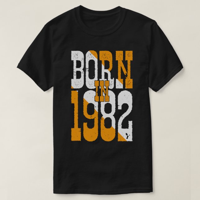 Geboren 1982 T-Shirt (Design vorne)