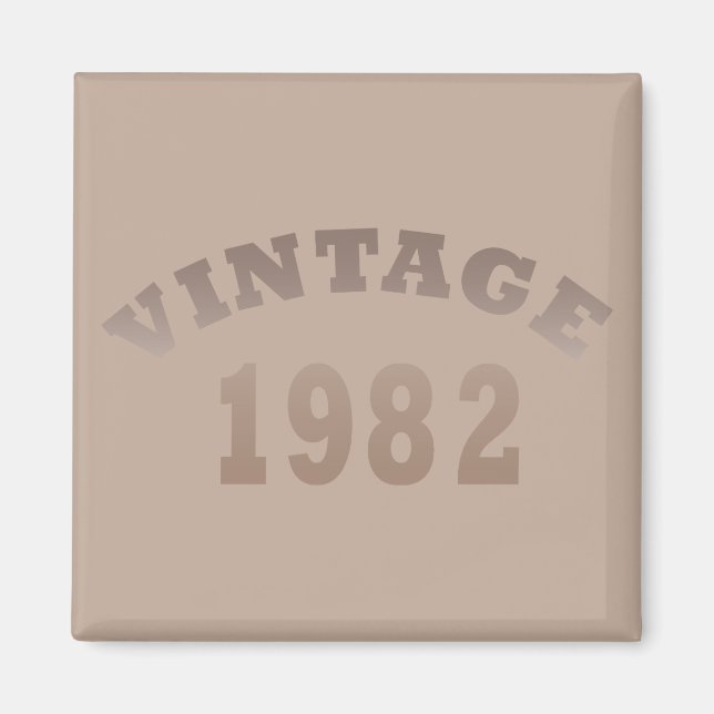 Geboren 1982 Vintager Geburtstag Magnet (Vorne)