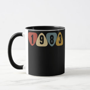 Geboren 1983 Gitarrist Gitarrenpick Musik Geburtst Tasse