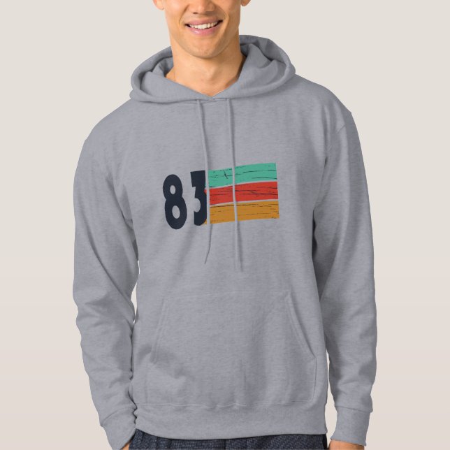 Geboren 1983 Vintages Geburtstagsgeschenk Hoodie (Vorderseite)