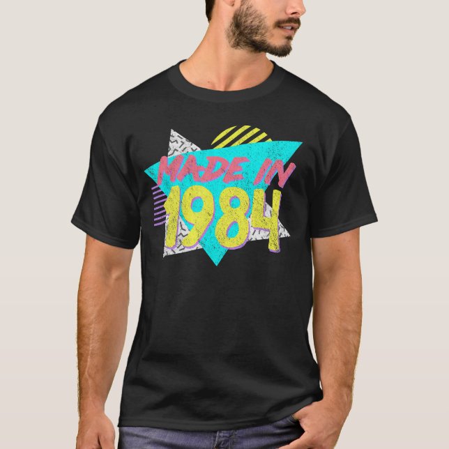 Geboren 1984 40. Geburtstag T-Shirt (Vorderseite)