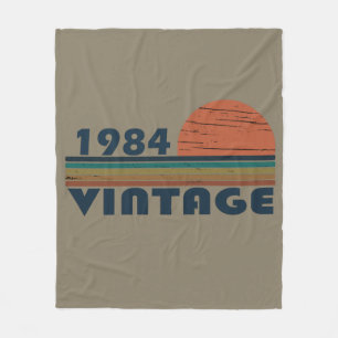 geboren 1984 Vintages Geburtstagsgeschenk Fleecedecke