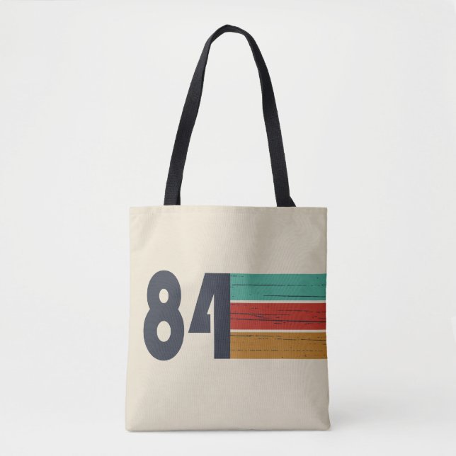 geboren 1984 Vintages Geburtstagsgeschenk Tasche (Vorderseite)