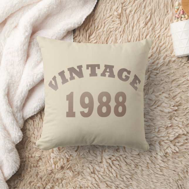 geboren 1988 Vintages Geburtstagsgeschenk Kissen (Decke)