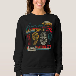 Geboren 1989 Phantastisch seit Juni 1989 33 Jahre Sweatshirt