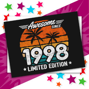 Geboren 1998 Limited Edition Retro Phantastisch se Postkarte