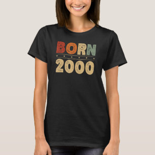 Geboren 2000 Jahrzehnt 2000er Jahre Ära Millenium T-Shirt