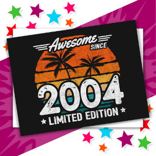 Geboren 2004 Limited Edition Retro Phantastisch se Postkarte