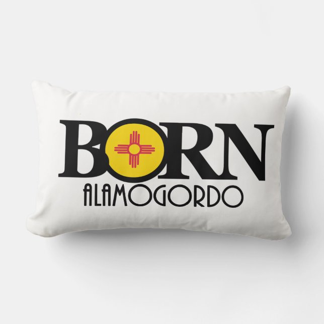 GEBOREN Alamogordo Lendenkissen (Vorderseite)