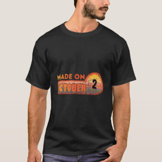 Geboren am 2. Oktober Phantastisch am 2. Oktober T-Shirt