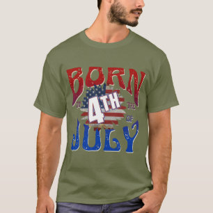 GEBOREN AM 4. JULI-T - Shirt
