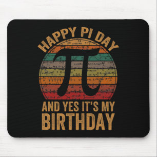 Geboren am Pi Day Ja Es ist mein Geburtstag Glücks Mousepad
