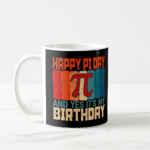Geboren am Pi Day Mathematik Science Happy 14. Mär Kaffeetasse