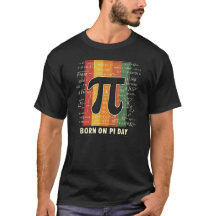 Geboren am Pi Day Retro Math