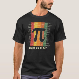 Geboren am Pi Day Retro Math T-Shirt