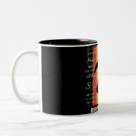 Geboren am Pi Day Retro Math Zweifarbige Tasse