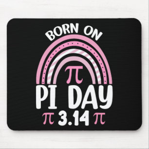 Geboren am Pi-Tag Geburtstag Happy Pi Day Mathemat Mousepad