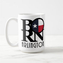 GEBOREN Arlington Texas 15oz Kaffeetasse