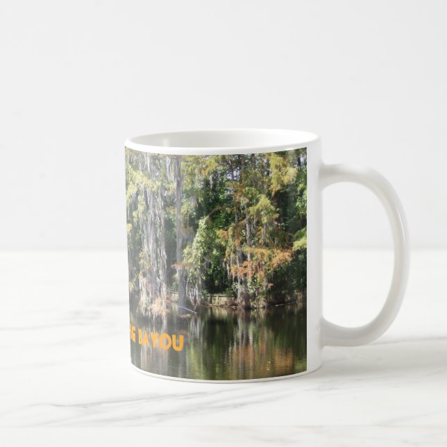 Geboren auf dem Bayou Cup Kaffeetasse (Rechts)