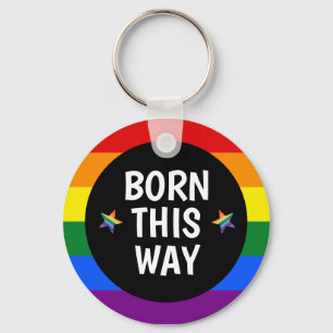 Geboren auf diese Weise Pride Schlüsselanhänger