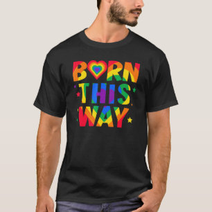Geboren auf diese Weise stolz auf die Homosexualit T-Shirt