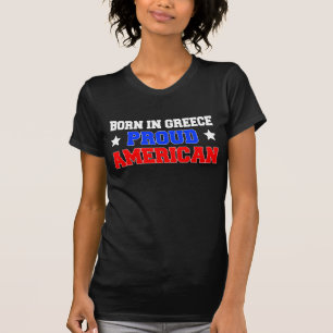 Geboren auf stolzen Amerikaner Griechenlands T-Shirt