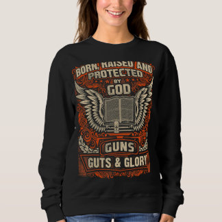 Geboren aufgewachsener amerikanischer Patriotiker Sweatshirt
