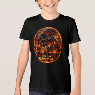 Geboren aus geschmolzener Wut – Elementar Lava-Bie Tri-Blend Shirt
